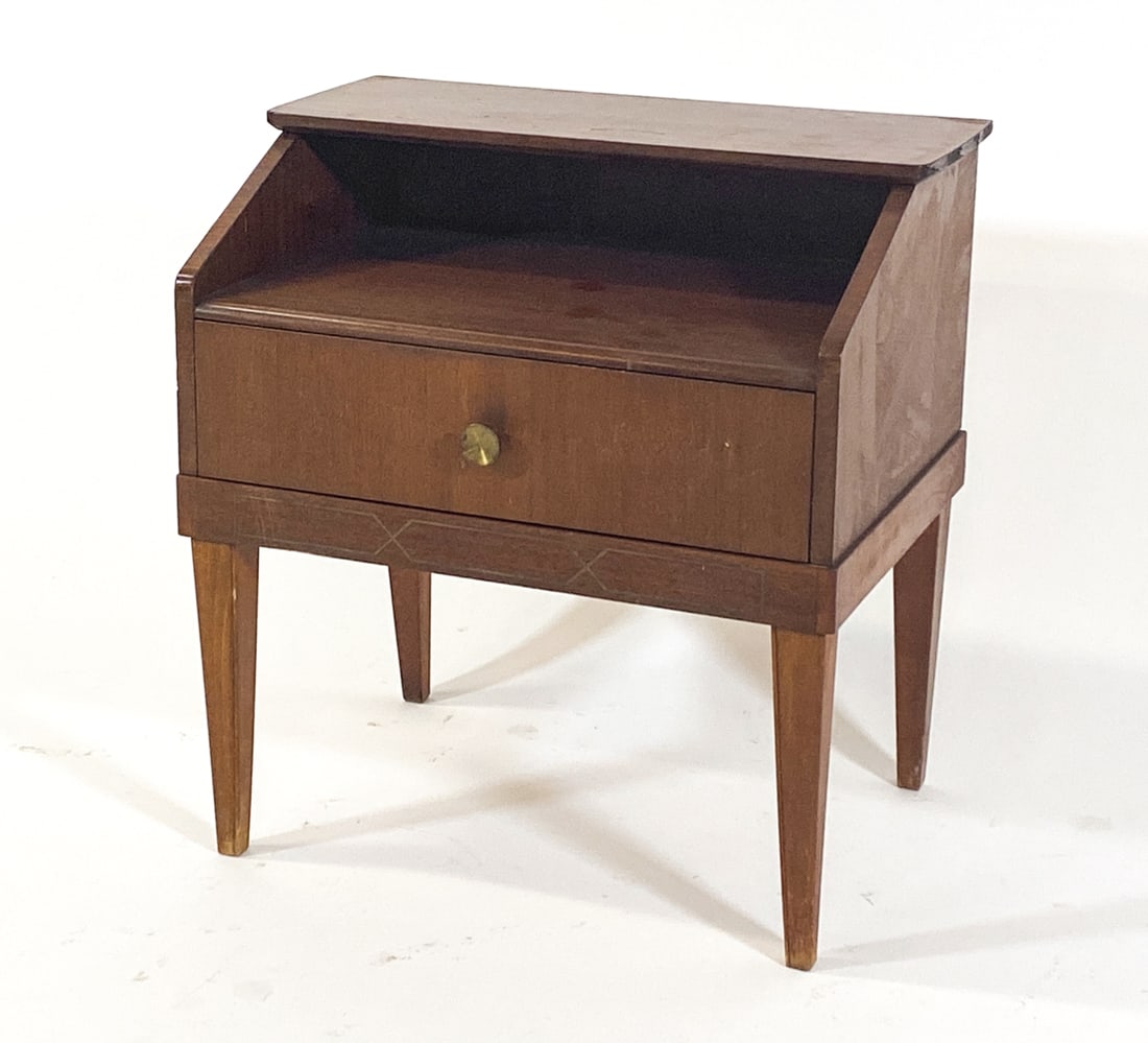 SWEDISH TEAK NIGHTSTAND CHEST C. 1970S (1 of 20)