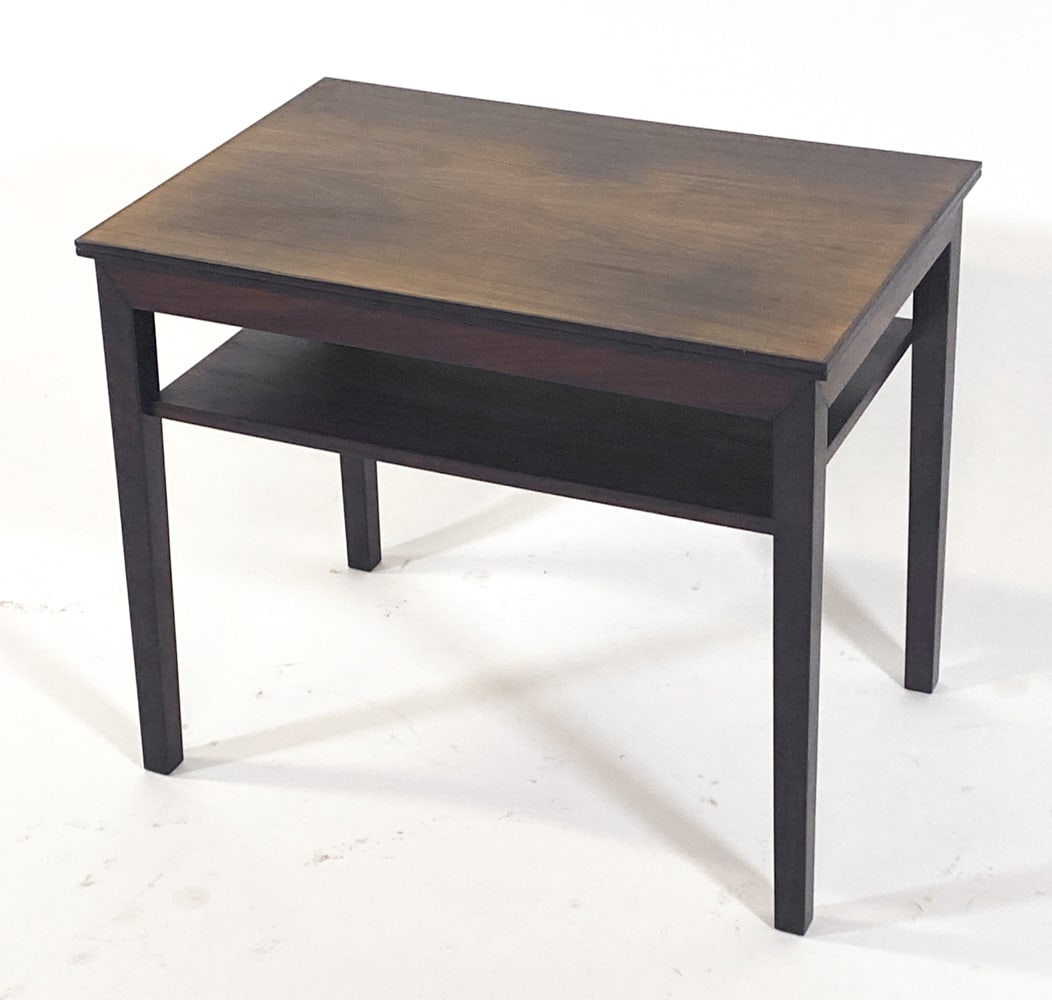 SCANDINAVIAN MAHOGANY SIDE TABLE C. 1970S (1 of 18)