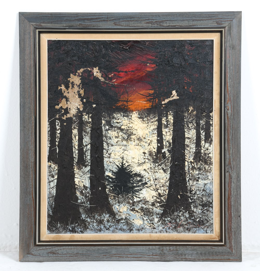 KRISTIAN BJULVER (1910-1987) LANDSCAPE O/C (1 of 8)