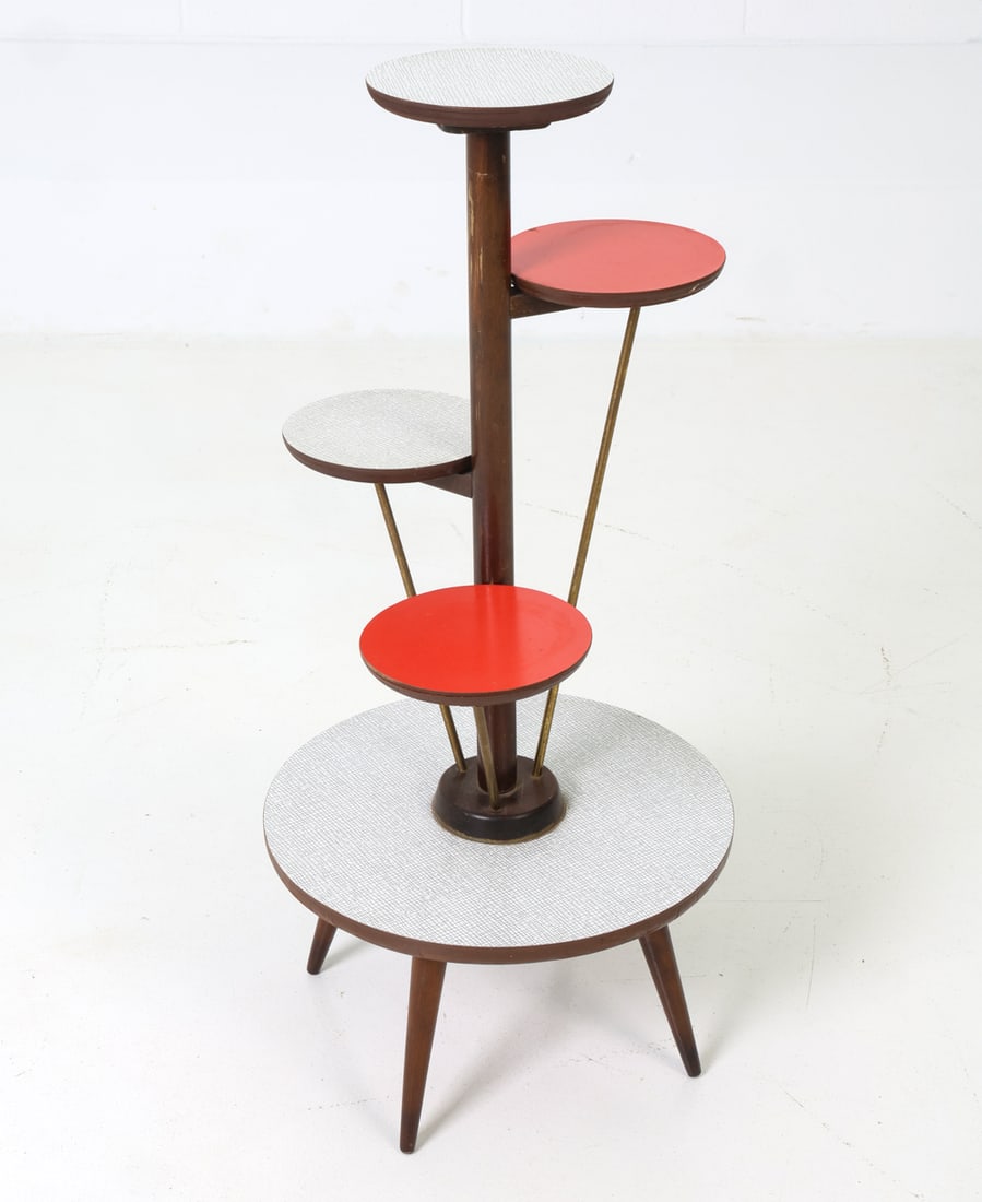 ILSE MOBEL GERMAN PLANT STAND 1950S (1 of 11)