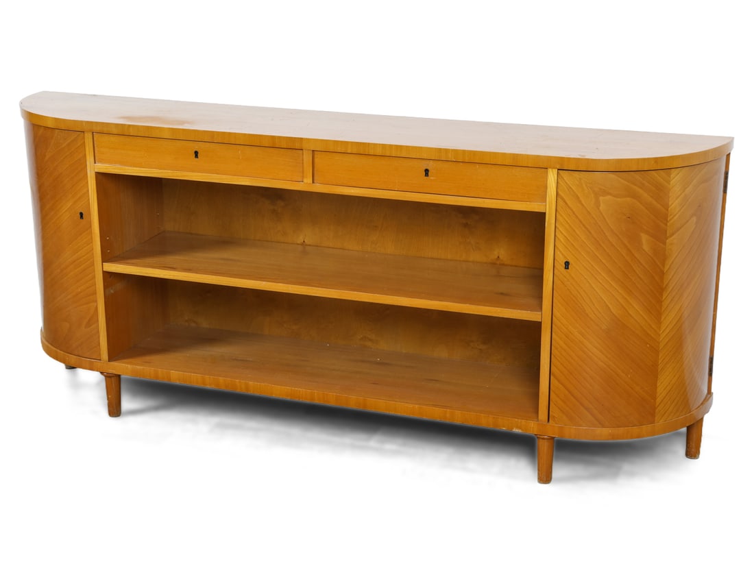 SWEDISH ELM SIDEBOARD C. 1940S (1 of 16)