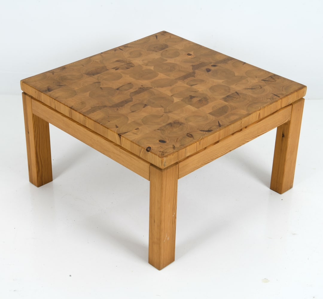 ATTR. LEIF WIKNER SWEDISH PINE COFFEE TABLE 1970S (1 of 11)