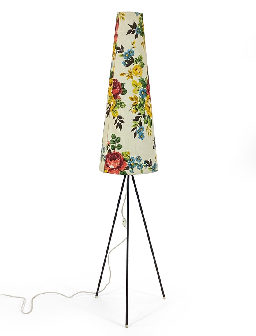 CARL MALMSTEN STYLE SWEDISH TRI-POD FLOOR LAMP (1 of 10)