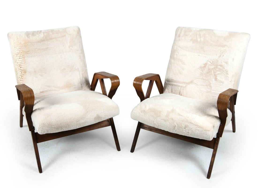 PAIR OF FRANTISEK JIRAK FOR TATRA LOUNGE CHAIRS (1 of 1)