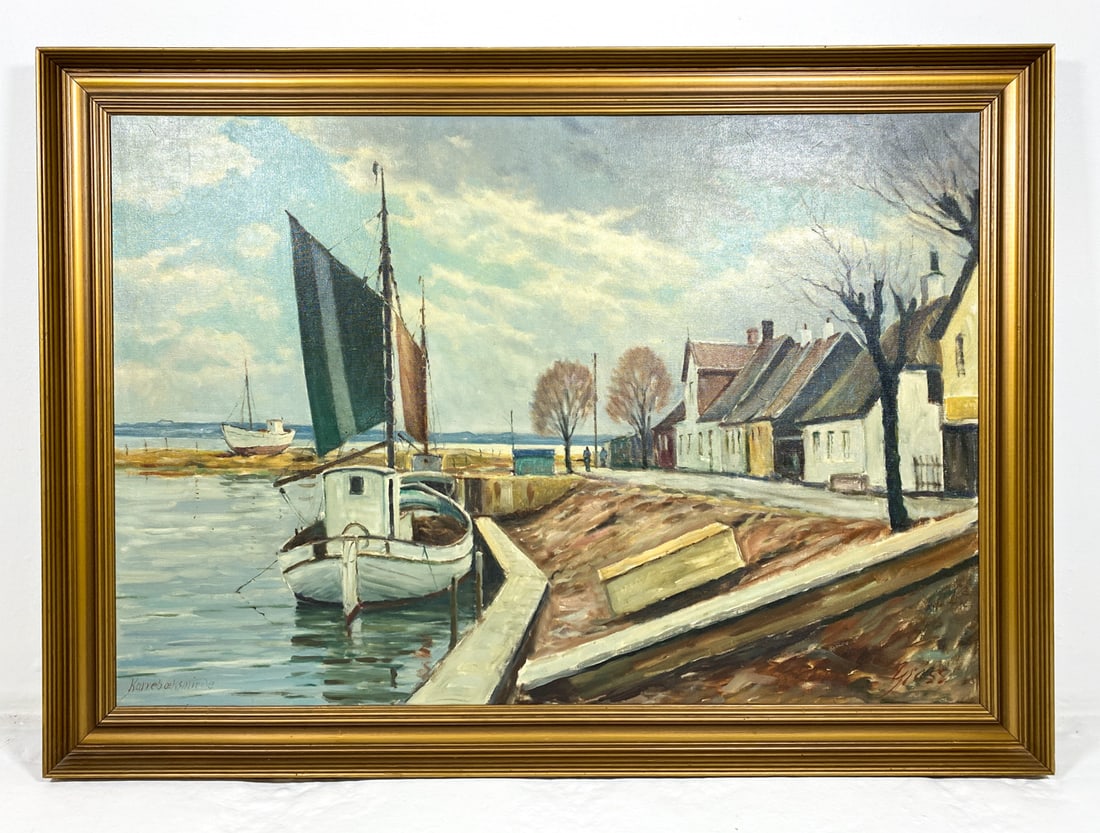 DANISH HARBOR SCENE O/C (1 of 11)