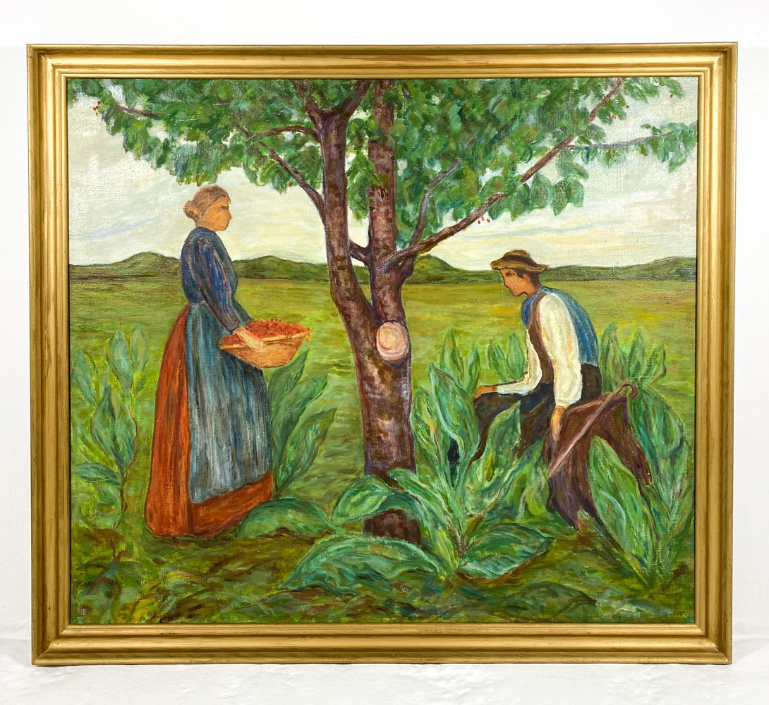 AFTER EDVARD MUNCH 'FERTILITY' O/C (1 of 11)