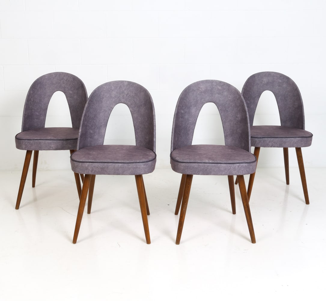 (4) ANTONIN SUMAN CZECH DINING CHAIRS 1960S (1 of 15)