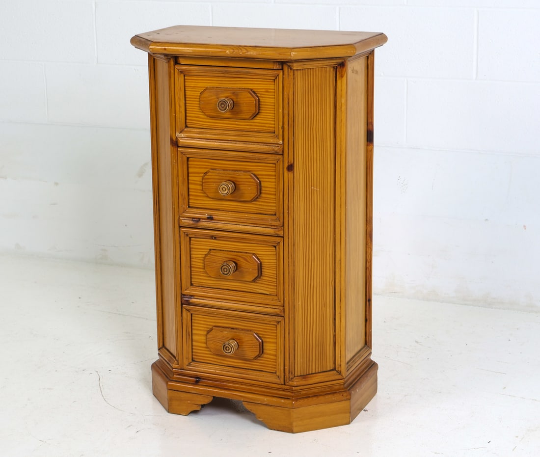 POLISH PINE CHEST OF DRAWERS C. 1980S (1 of 17)
