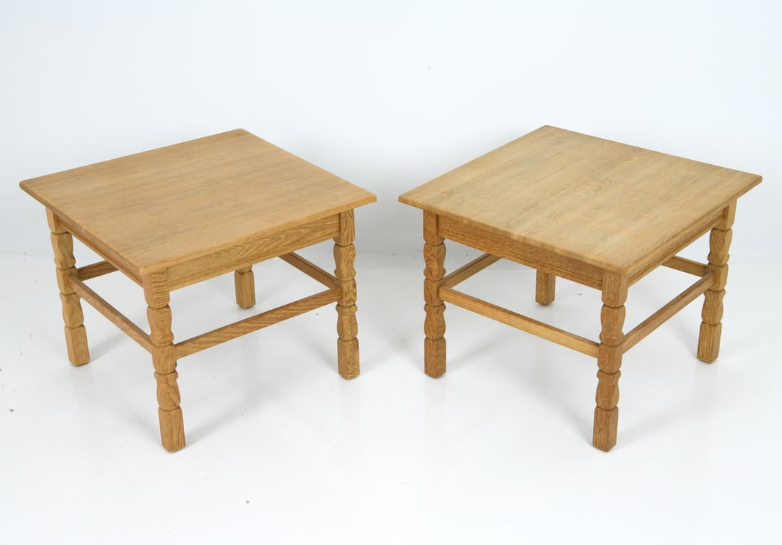 PAIR OF DANISH OAK SIDE TABLES C. 1970S (1 of 1)