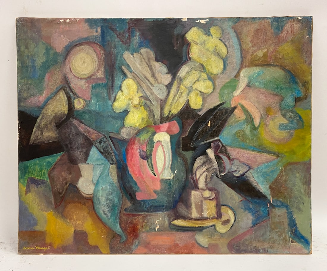 ANNA NEAGOE (1894-1946) ABSTRACT STILL LIFE O/C (1 of 1)