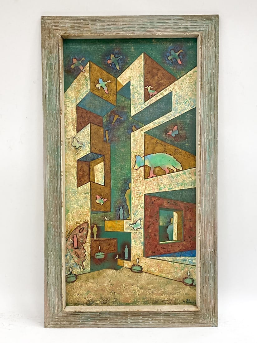 RIP BOOKER (20TH C.) FANTASY O/C C. 1953 (1 of 7)