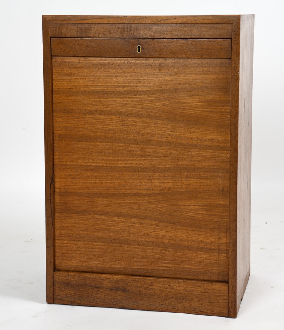 ATTR. D-SCAN DANISH TEAK FILE CABINET C. 1970S (1 of 1)