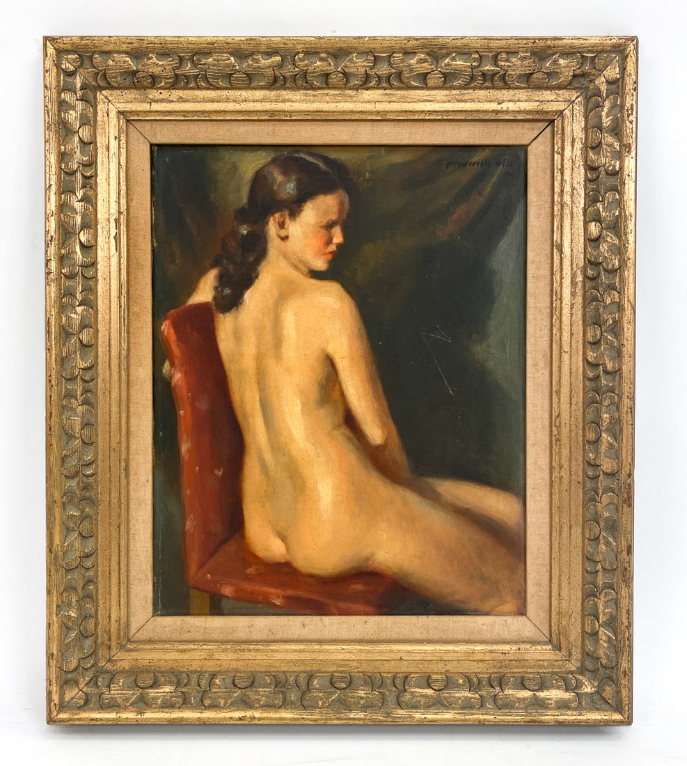 FREDERICK JAMES GILL (1906-1974) NUDE PORTRAIT (1 of 1)