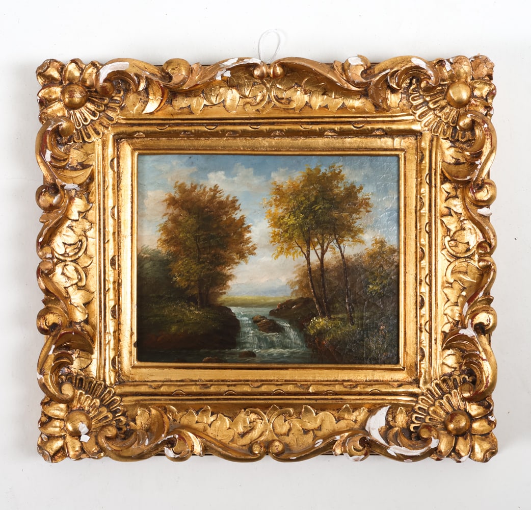 S. CREYONA (20TH C.) LANDSCAPE OIL ON BOARD (1 of 1)