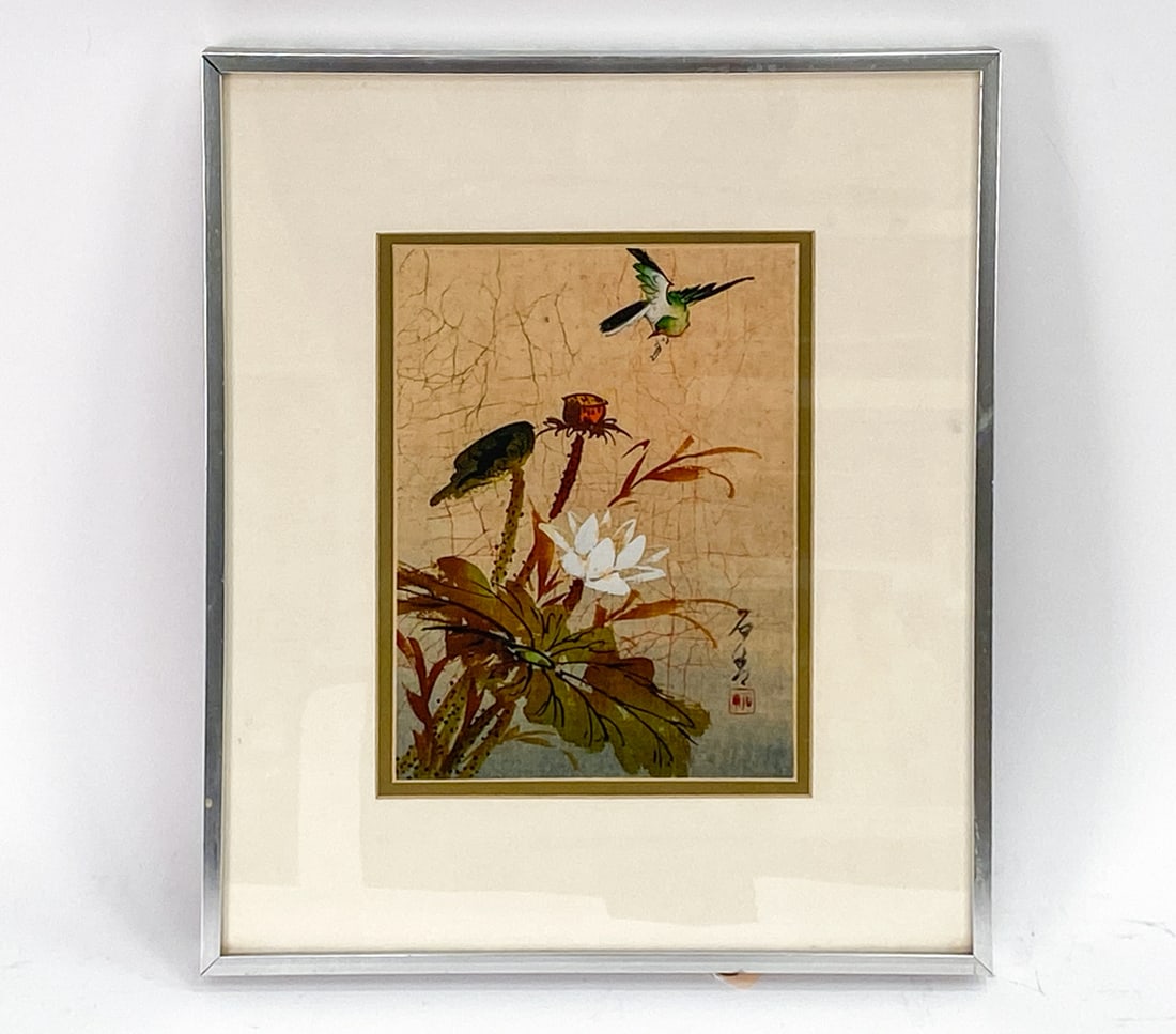 CONTEMPORARY ASIAN BOTANICAL & BIRD PAINTING (1 of 1)