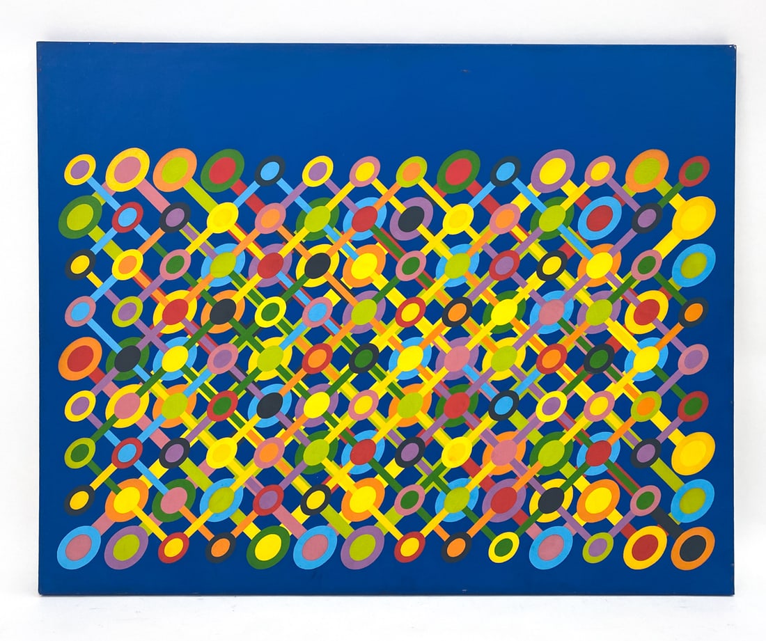 P. REDSON (EARLY 20TH C.) 1968 ABSTRACT O/C (1 of 1)