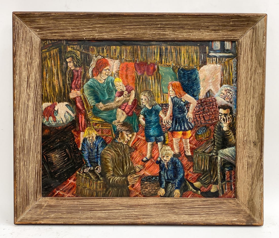 NIBERG ABBEY (1920-1990) MODERNIST O/C (1 of 1)