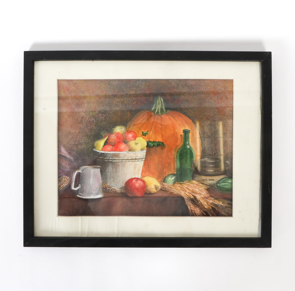 MARCY GOSS "STILL LIFE" WATERCOLOR (1 of 1)