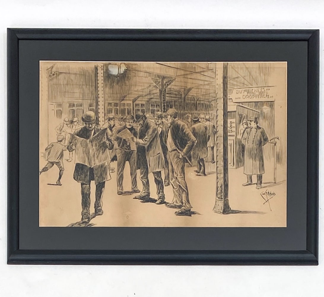 C. W. ROHRHAND (1869-1948) ANTIQUE ILLUSTRATION (1 of 1)