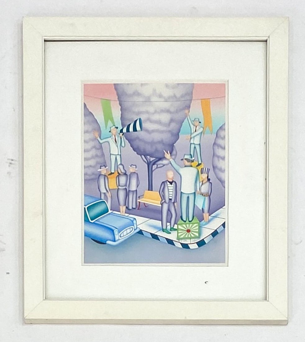SETH JABEN (1956-2003) POP ART WATERCOLOR (1 of 1)