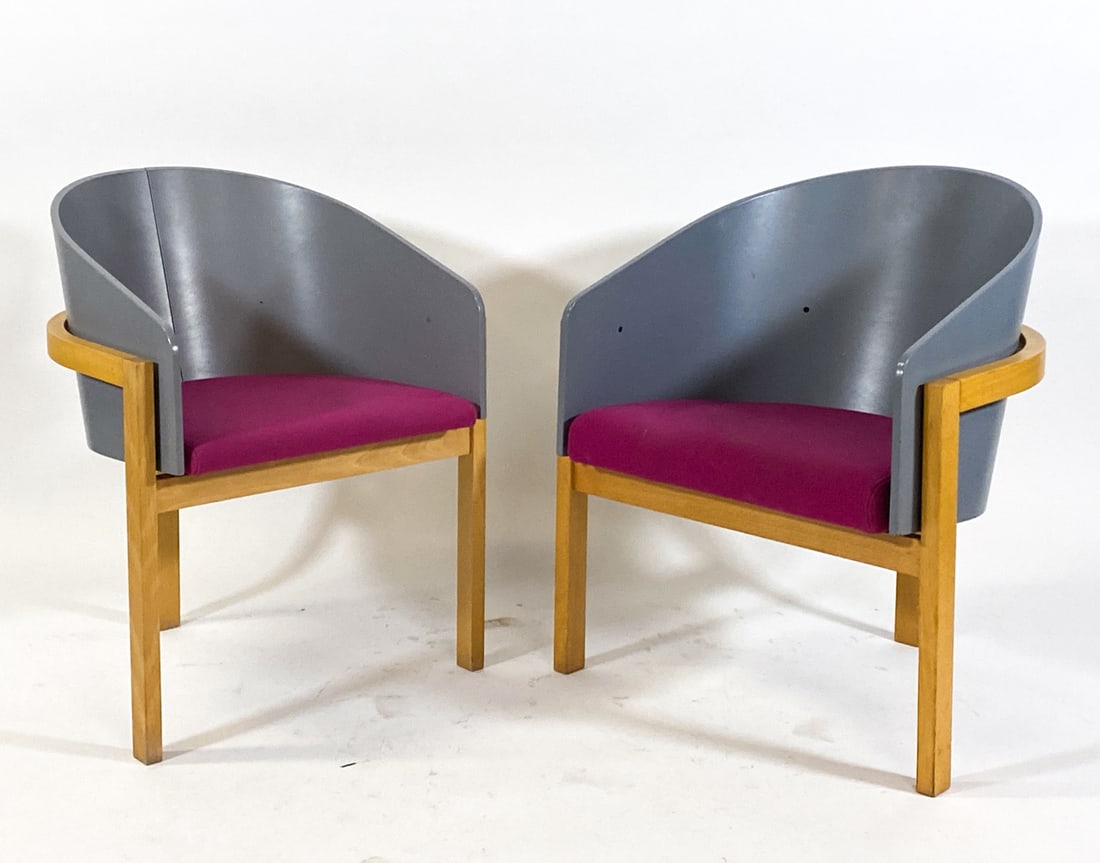 PAIR OF KVIST MOBLER BEECH LOUNGE CHAIRS C. 1970S (1 of 16)