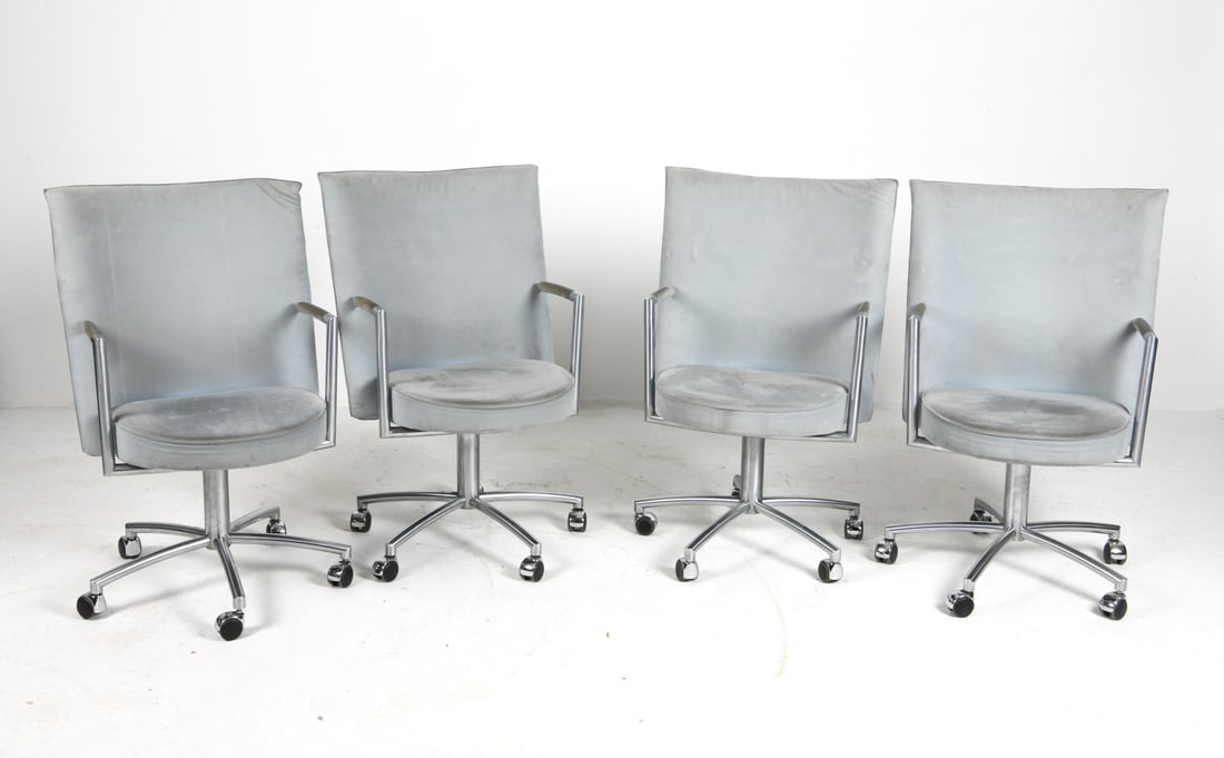 (4) ERIK JORGENSEN DANISH SUEDE OFFICE CHAIRS (1 of 13)