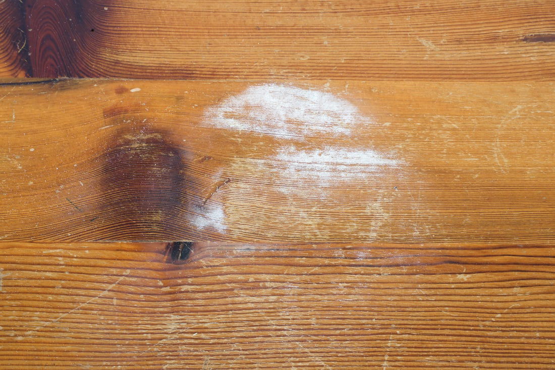 SWEDISH BRUTALIST PINE TRESTLE DINING TABLE - 10