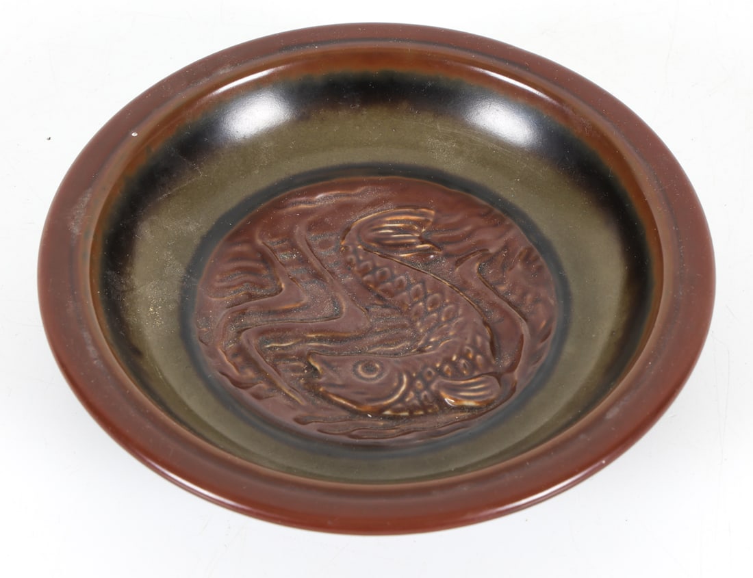 BING & GRONDAHL CERAMIC FISH DISH (1 of 8)