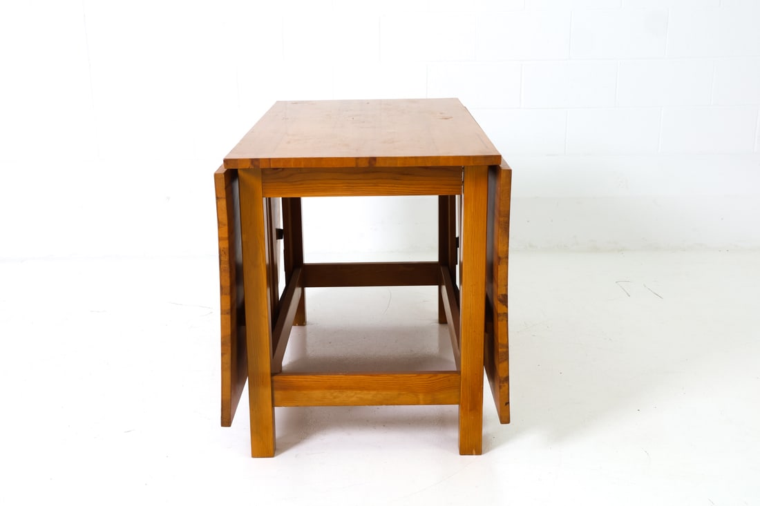 MATHSSON STYLE SWEDISH PINE EXTENDING DINING TABLE - 14