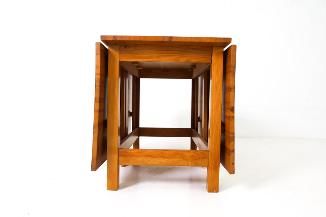 MATHSSON STYLE SWEDISH PINE EXTENDING DINING TABLE - 20