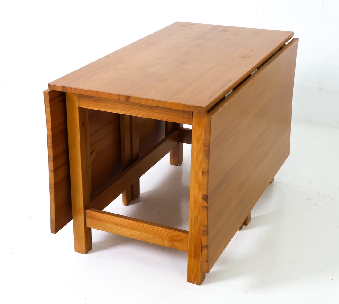 MATHSSON STYLE SWEDISH PINE EXTENDING DINING TABLE - 2