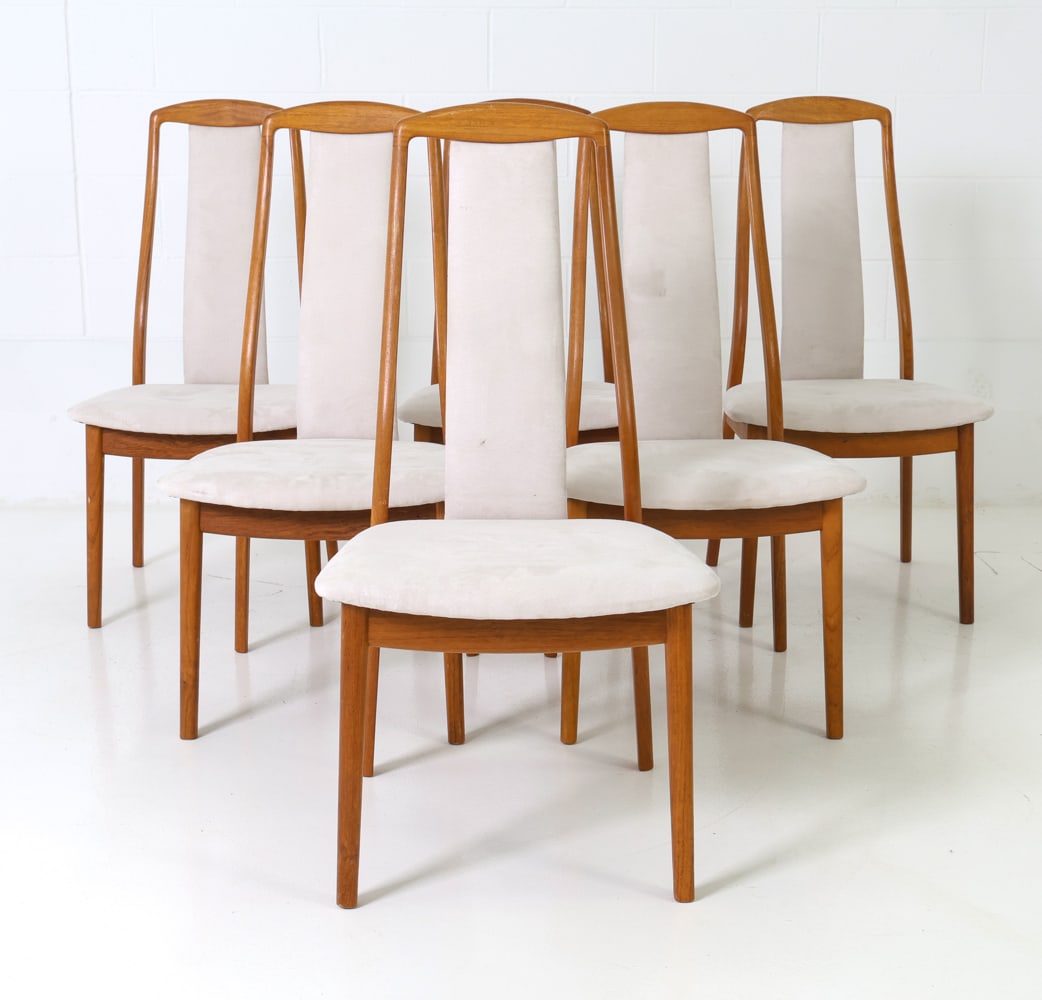 (6) VIRSIDAN A/S DANISH TEAK DINING CHAIRS (1 of 15)
