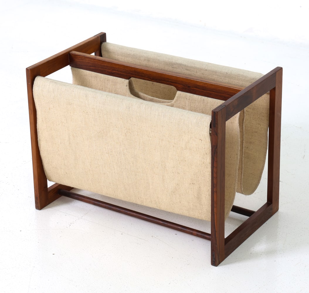 ATTR. KAI KRISTIANSEN ROSEWOOD MAGAZINE RACK (1 of 14)