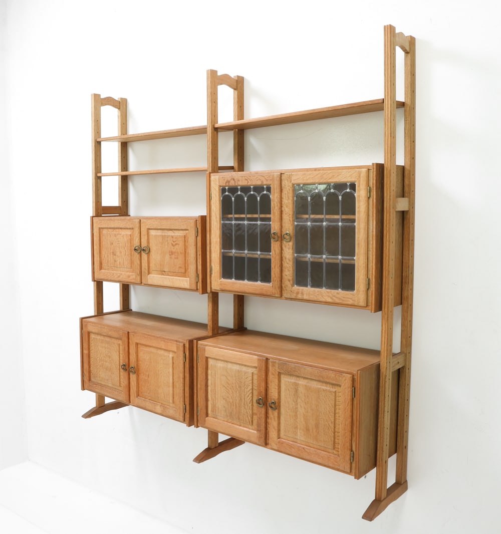 HENNING KJAERNULF DANISH OAK WALL SHELF SYSTEM (1 of 1)