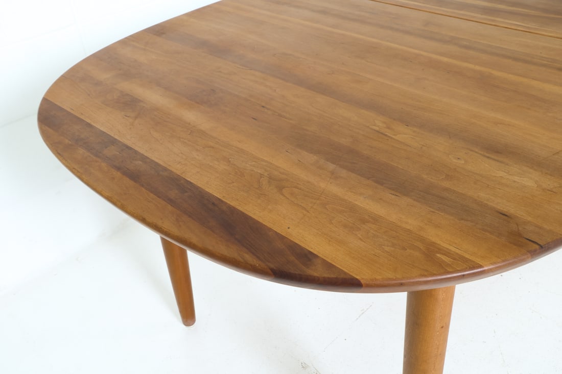 RUBBY DANISH WALNUT EXTENDING DINING TABLE - 10