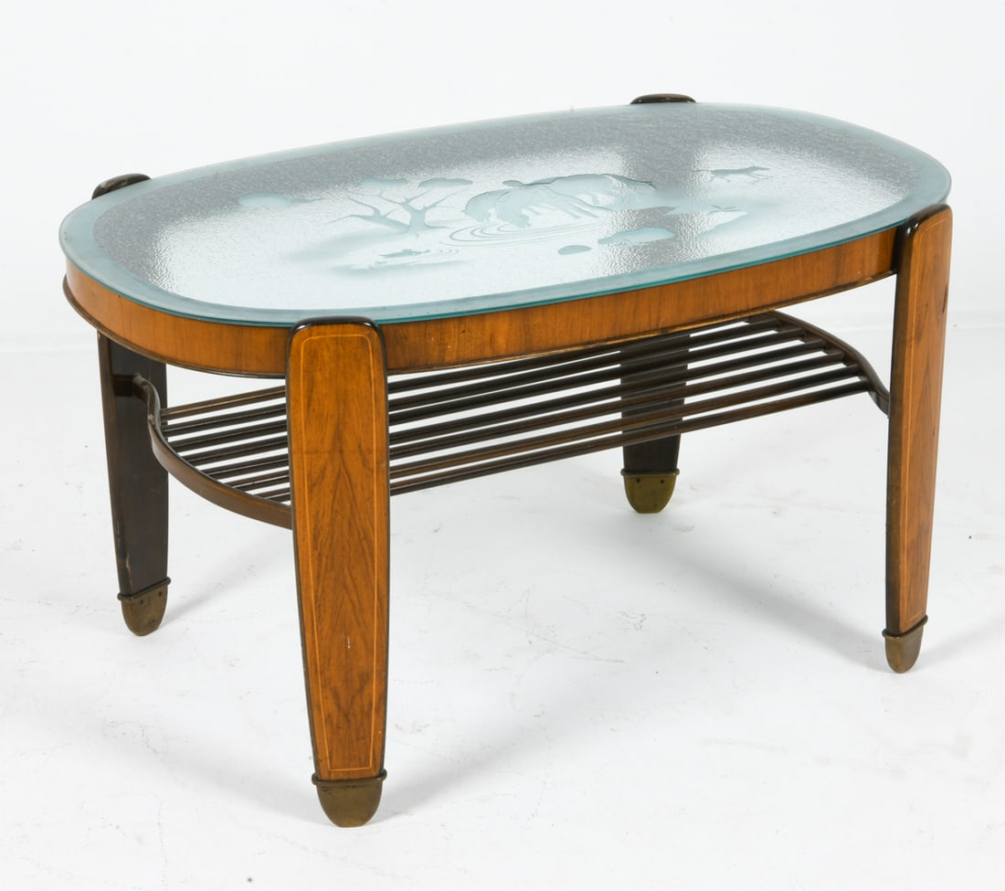 EDMUND JORGENSEN ART DECO COFFEE TABLE 1940S (1 of 1)