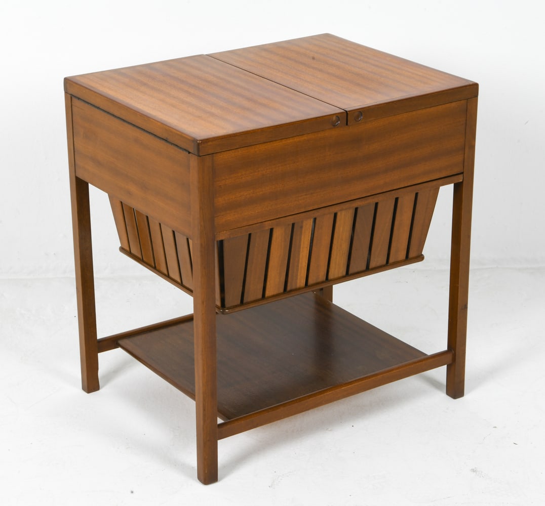BORGE MOGENSEN DANISH TEAK SEWING TABLE C. 1970S (1 of 1)