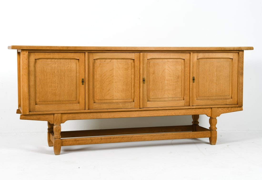 ATTR. HENNING KJAERNULF DANISH OAK SIDEBOARD 1970S (1 of 12)