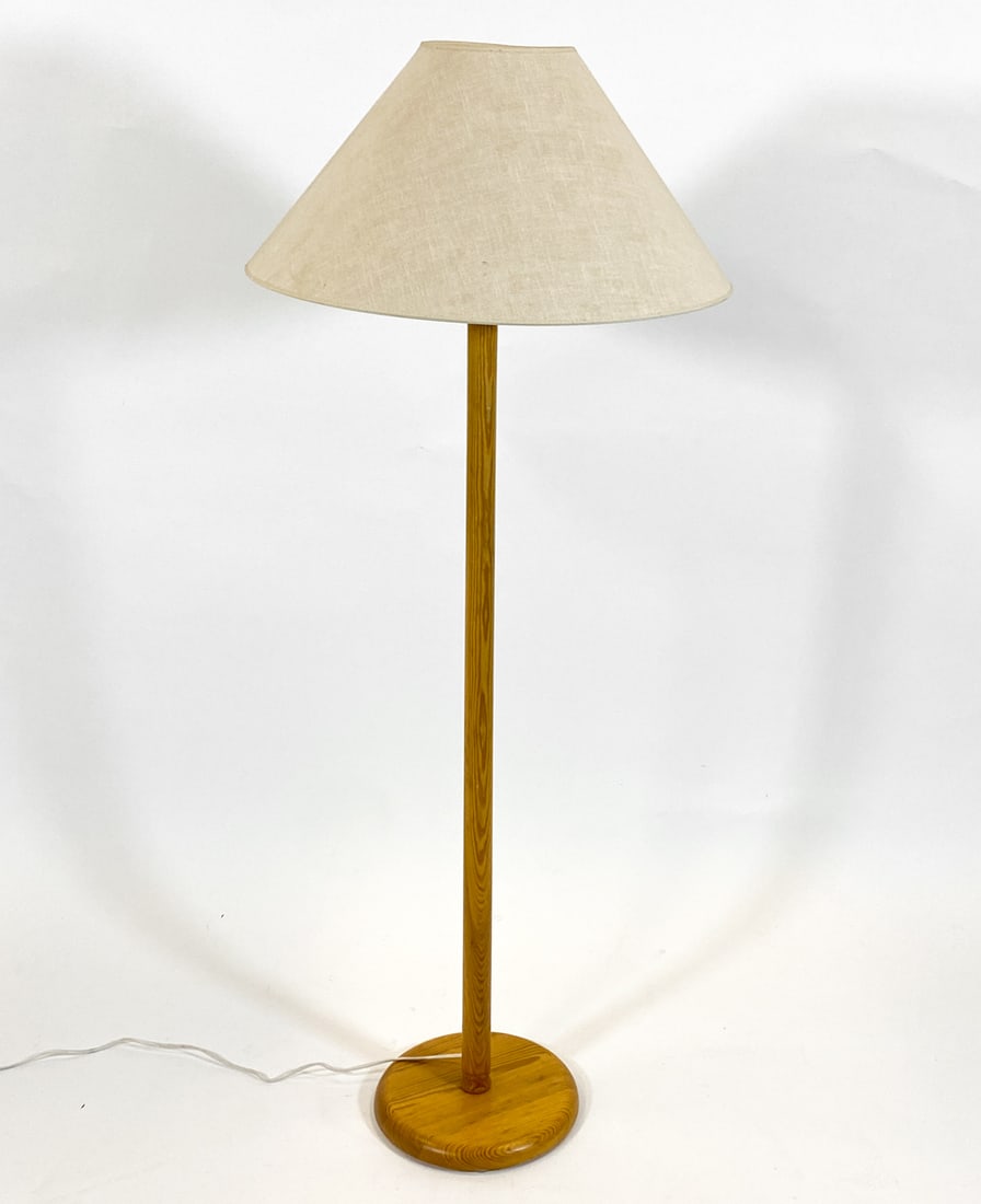 DANISH PINE FLOOR LAMP C. 1970S (1 of 11)