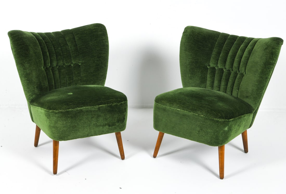 PAIR OF GERMAN LOUNGE CHAIRS C. 1970S (1 of 10)