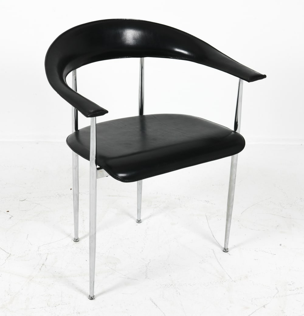 VEGNI & GUALTIEROTTI FASEM ITALIAN LEATHER CHAIR (1 of 1)