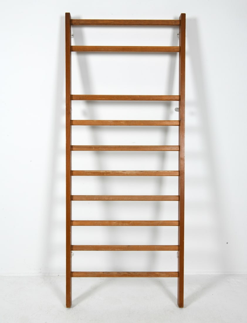 SWEDISH PINE STALL WALL BAR C. 1970S (1 of 8)