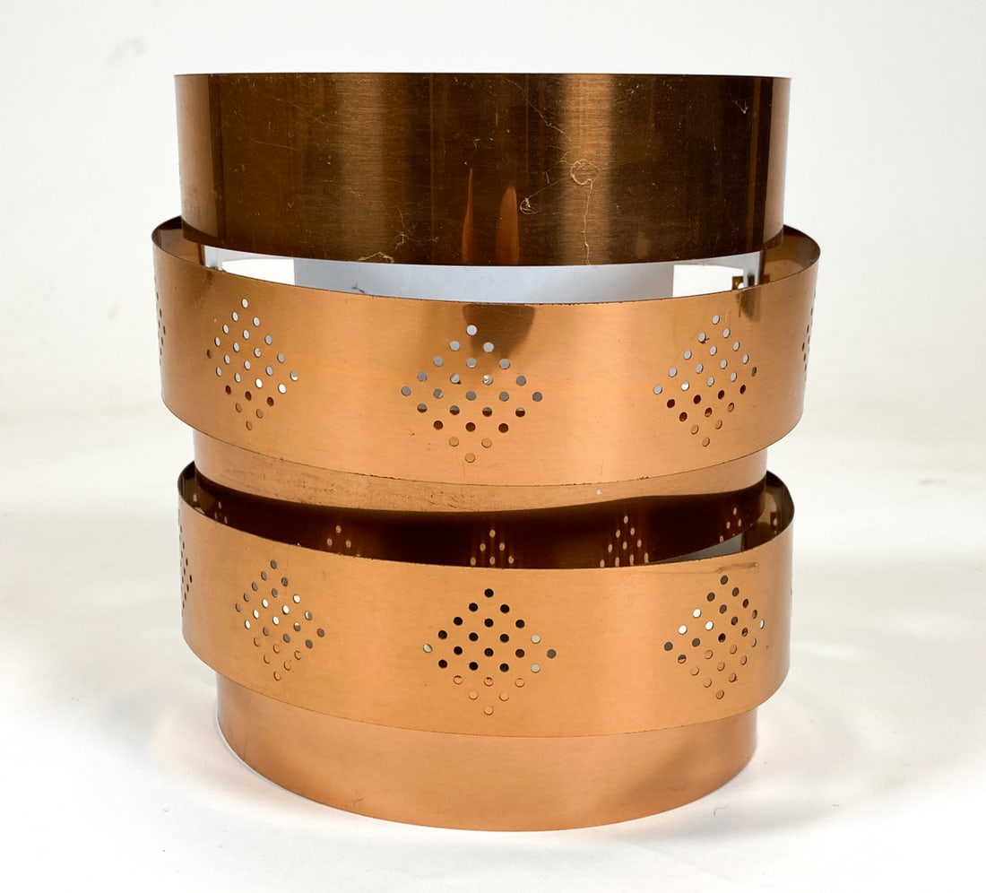 WERNER SCHOU COPPER WALL SCONCE 1970S (1 of 14)