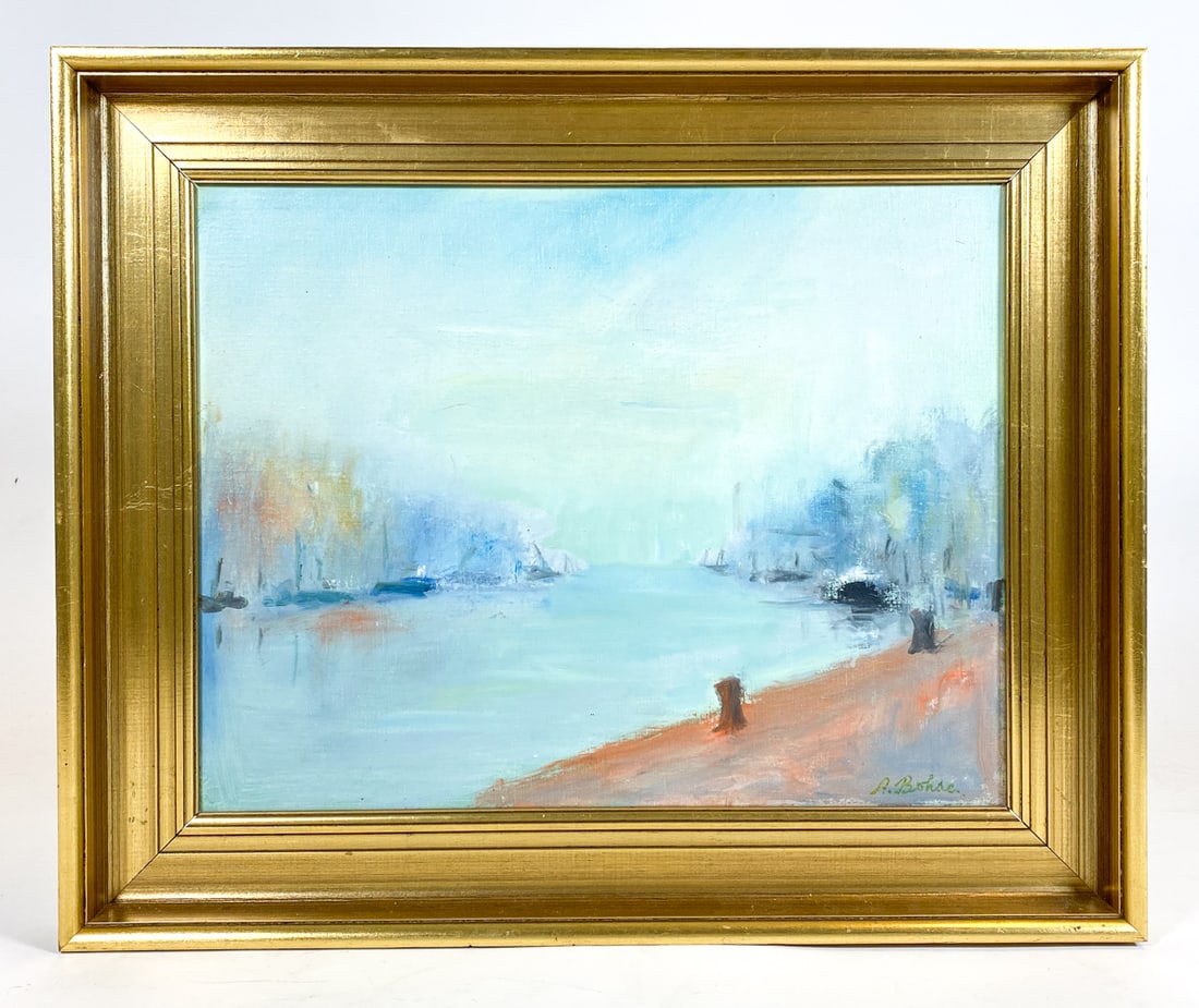 A. BOHSE (20TH C.) ABSTRACT LANDSCAPE O/C (1 of 1)