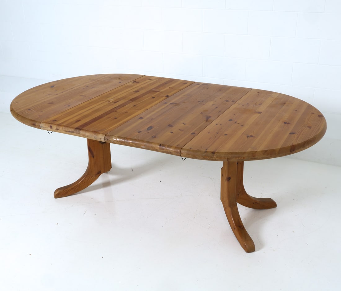 STYLE OF DAUMILLER DANISH PINE DINING TABLE 1970S (1 of 20)