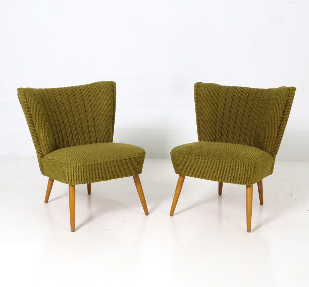 PAIR OF SCANDINAVIAN COCKTAIL CHAIRS C. 1950S (1 of 15)