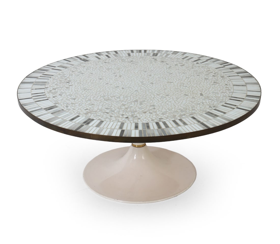 HEINZ LILIENTHAL STYLE MOSAIC TOP COFFEE TABLE (1 of 13)