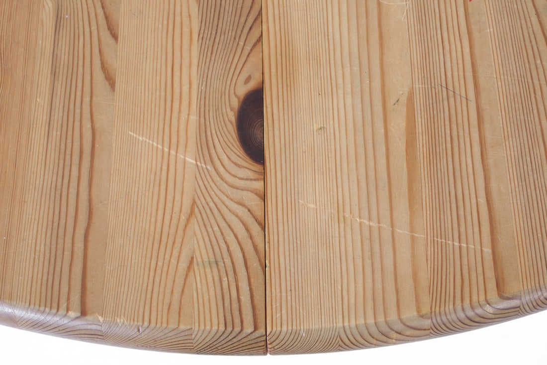 DAUMILLER STYLE PINE DINING TABLE 1970S - 13