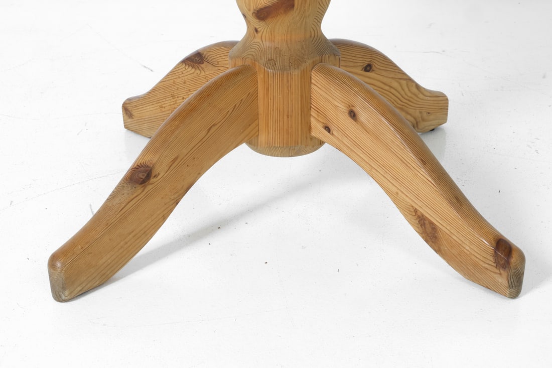 DAUMILLER STYLE PINE DINING TABLE 1970S - 18