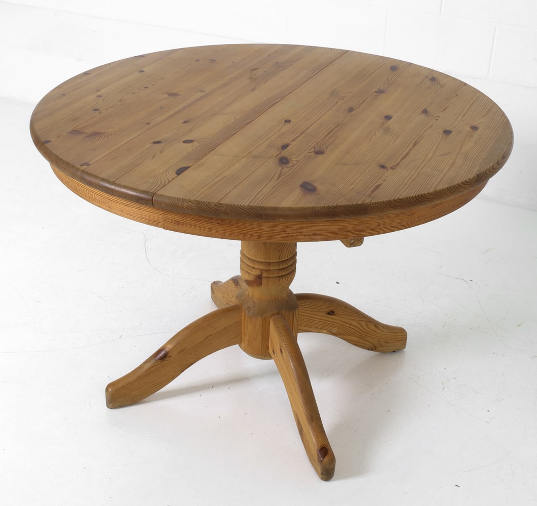 DAUMILLER STYLE PINE DINING TABLE 1970S - 3